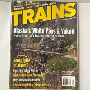 Trains May 2006 Alaskas White Pass Yukon Amtrak Crew Districts Map Tourists